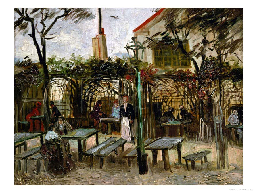 La Guinguette in Montmartre, c.1886 - Van Gogh Painting On Canvas